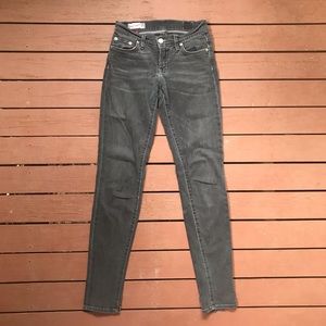 Red Engine Denim Skinny Jeans Y2K vintage